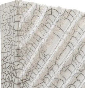 Decoratiune de perete LUX realizata manual din ceramica Division diagonal