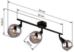 Plafoniera stil minimalist GLYPTAR 3L
