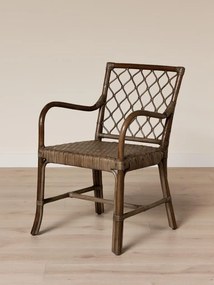 Scaun din rattan cu brațe, "Riva"