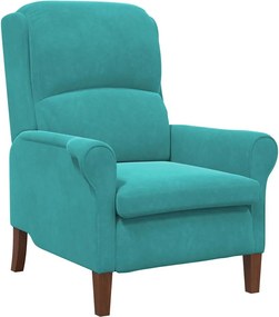 vidaXL fotoliu Turcoaz 76 x 94 x 102 cm Catifea