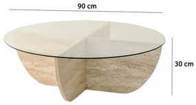 Măsuță de conferință Lily Walnut