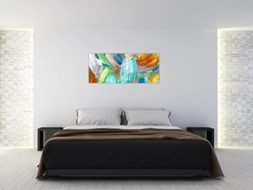 Tablou - Abstract colorat (120x50 cm)
