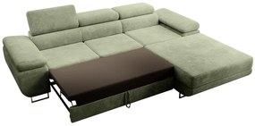 Colțar Grande (D) (verde marin + crom). 1100530