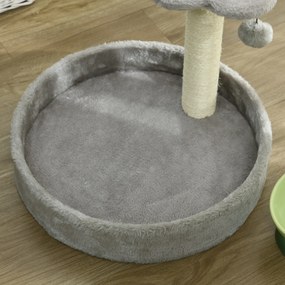 PawHut Copac de Zgariat pentru Pisici de 5kg, 41x41x44 cm, Gri | Aosom Romania