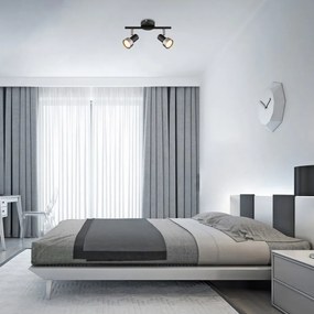 Aplica cu 2 spoturi directionabile stil minimalist Konrad
