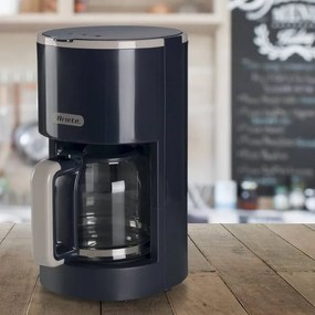 Cafetiera cu filtru Ariete BREAKFAST 1394/00, 12 cesti, 0.600L, Fereastra nivel apa, Gri închis