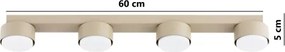 Brilagi - Corp de iluminat tip spot MONO 4xGX53/12W/230V, bej