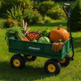 Cărucior de grădină 3in1 capacitate de încărcare până la 200 kg
