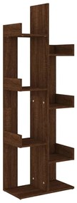 816007 vidaXL Bibliotecă, stejar maro, 48x25,5x140 cm, lemn prelucrat