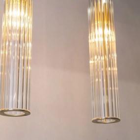Lustra cu 4 pendule design modern ARIA alama periata