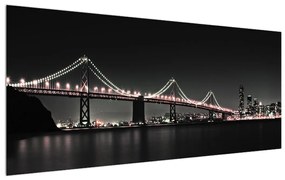 Tablou nocturn cu pod (120x50 cm), în 40 de alte dimensiuni noi