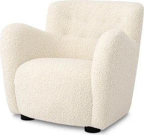 Fotoliu LUX design elegant Bixby, Faux shearling
