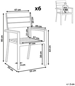 Set scaune 4 buc. Costa (gri). 1011540