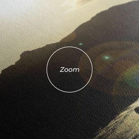 Tablou Canvas, 50x100cm, Dormitor si Living, Peisaje, Munti, Sunshine Mountain View