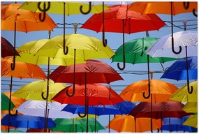 Tablou - Umbrele colorate (90x60 cm)