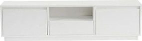 Comoda TV VANGUARD, alb, PAL, 160x30x42 cm