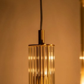 Lustra cu 3 pendule design modern ARIA alama periata