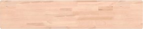 vidaXL Raft de perete, 100x20x4 cm, lemn masiv de fag