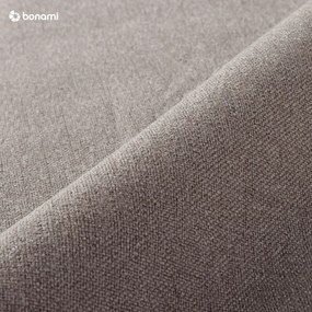 Pat matrimonial taupe tapițat cu spațiu de depozitare cu somieră 160x200 cm Mattis – Meise Möbel