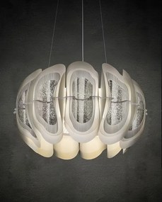 Lustra suspendata LED Fiordlys Round White