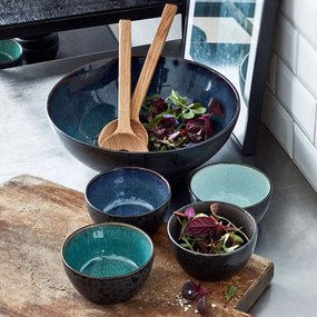 Bol mic verde/negru din gresie 200 ml Gastro Green/Black – Bitz