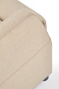 Fotoliu recliner Felipe stofa bej H103 cm