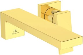 Baterie lavoar incastrata Ideal Standard Atelier Extra 210 auriu periat fara corp ingropat