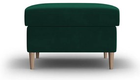 Taburet verde cu tapițerie din catifea Kyoto – Cosmopolitan Design