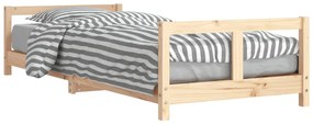 834420 vidaXL Cadru de pat pentru copii, 80x200 cm, lemn masiv de pin