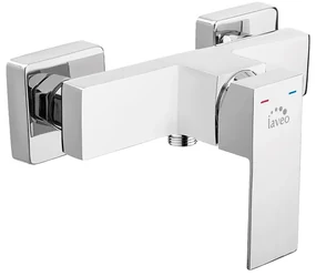 Baterie dus monocomanda Laveo KVADRATO, crom lucios