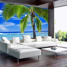 Fototapet - Sea Beach Sand Landscape (254x184 cm)