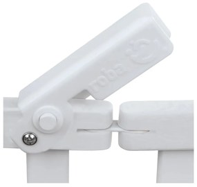 Pătuț pliabil alb cu roți 60x120 cm Fold up – Roba