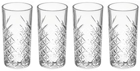 Set 4 pahare inalte, 450 ml