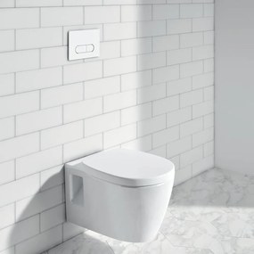 Vas wc suspendat rimless Ideal Standard Connect alb lucios cu capac soft close inclus