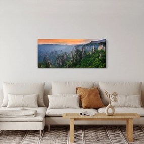 Tablou - Parcul forestier național Zhangjiajie (120x50 cm)