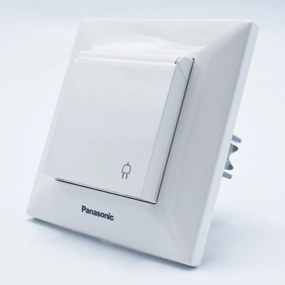 Priza cu capac Arkedia Pansonic, ST, alba