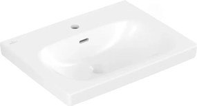 Lavoar pe mobilier Villeroy&Boch Skyla alb lucios 60x46 cm alb mat Stone White CeramicPlus