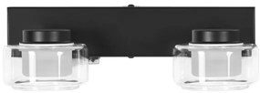 Aplică LED pentru baie Ledvance ORBIS FLAME 2xLED/5,5W/230V IP44 negru