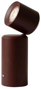 Lampa cu baterii pentru perete sau portabila Milan visiniu