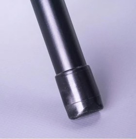 Garthen Scaun pliabil de camping, negru