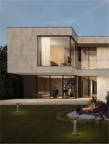 Stalp LED din ciment pentru exterior IP65 Cram Gray H-30cm