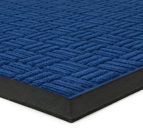 Covoraș pentru curățare textil Criss Cross 60 x 90 x 0,8 cm, albastru