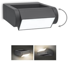 Aplică LED de exterior Brilagi CROTONE LED/7W/230V antracit IP54