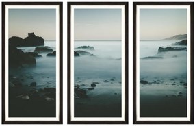 Tablou 3 piese Framed Art Beach At Dawn
