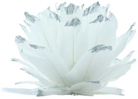 Ornament de pene, medie. 12 cm, alb