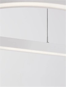 Lustra LED suspendata design modern QUERALT alba