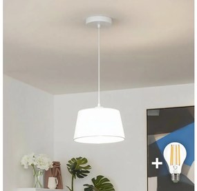 Brilagi - Pendul LED pe cablu CERIA 1xE27/40W/230V, Ø 25 cm, alb
