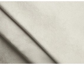 Taburet modular alb cu tapițerie din catifea Lokua – Makamii