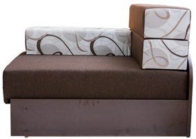 Pat fotoliu Kubus, extensibil, 1 loc, 110 cm x 75 cm x 51 cm