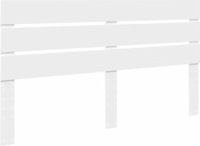 vidaXL Tăblie cap Alb 160 cm Lemn compozit